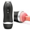 Automatic Male Masturbators Cup with 7 Vibration Mode Super Quite Hands-Free Electric Pocket Sleeve Stroker
